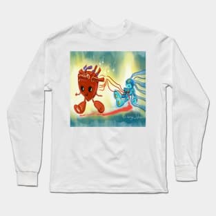 heart and machine runaway art Long Sleeve T-Shirt